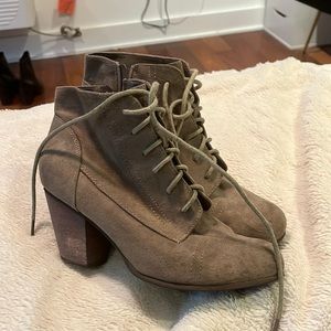 Brown booties